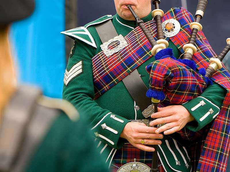 Burns Night Piper